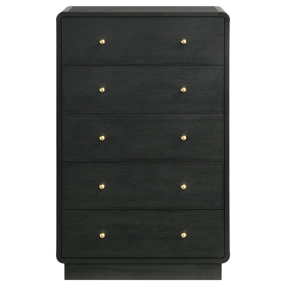 Cavelle Black 5-Drawer Chest from Coaster - Luna Furniture