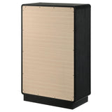 Cavelle Black 5-Drawer Chest from Coaster - Luna Furniture