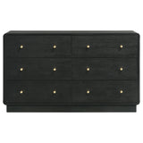 Cavelle Black 6-Drawer Dresser Cabinet from Coaster - Luna Furniture