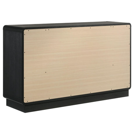 Cavelle Black 6-Drawer Dresser Cabinet from Coaster - Luna Furniture