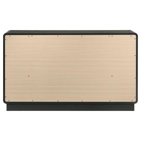 Cavelle Black 6-Drawer Dresser Cabinet from Coaster - Luna Furniture