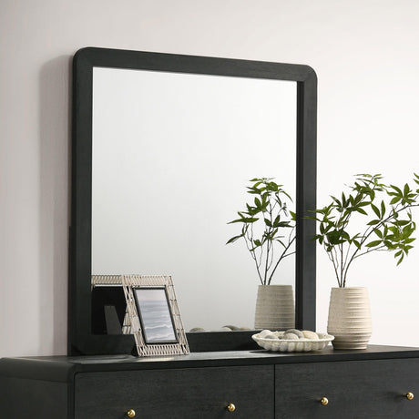 Cavelle Black Dresser Mirror (Mirror Only) from Coaster - Luna Furniture