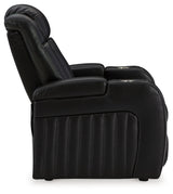 Caveman Den Sofa, Loveseat and Recliner in Midnight from Ashley - Luna Furniture