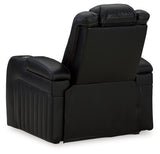 Caveman Den Sofa, Loveseat and Recliner in Midnight from Ashley - Luna Furniture