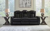 Caveman Den Sofa, Loveseat and Recliner in Midnight from Ashley - Luna Furniture