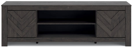Cayboni Black 71" TV Stand from Ashley - Luna Furniture