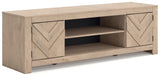 Cayboni Tan 71" TV Stand from Ashley - Luna Furniture