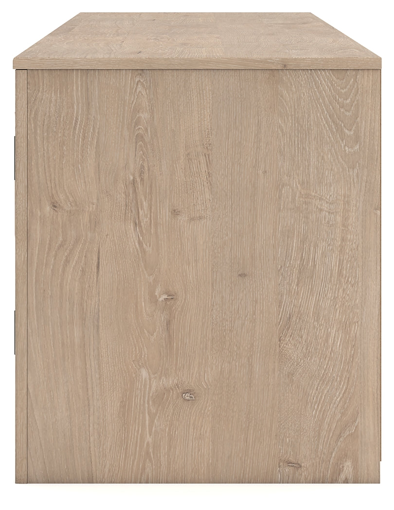 Cayboni Tan 71" TV Stand from Ashley - Luna Furniture