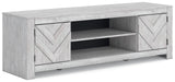 Cayboni Whitewash 71" TV Stand from Ashley - Luna Furniture