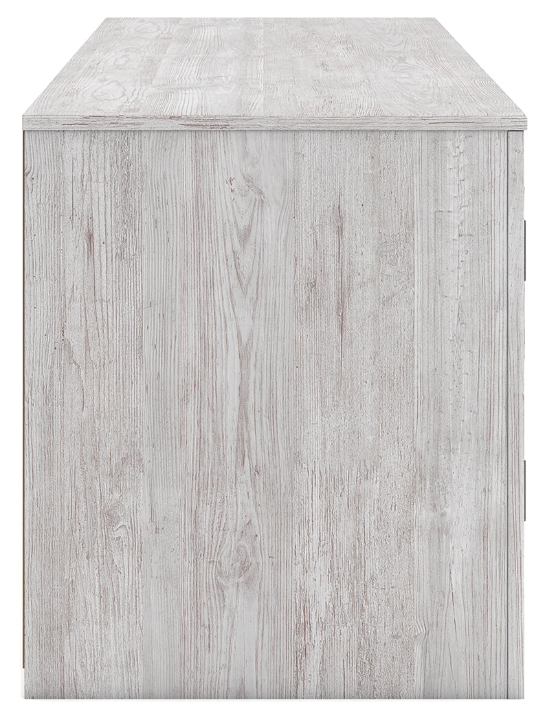 Cayboni Whitewash 71" TV Stand with Electric Fireplace from Ashley Furniture - Luna Furniture