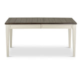Cayla Dark Oak& White Extendable Dining Table from Steve Silver - Luna Furniture