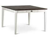 Cayla Dark Oak/White Counter Height Dining Set from Steve Silver - Luna Furniture
