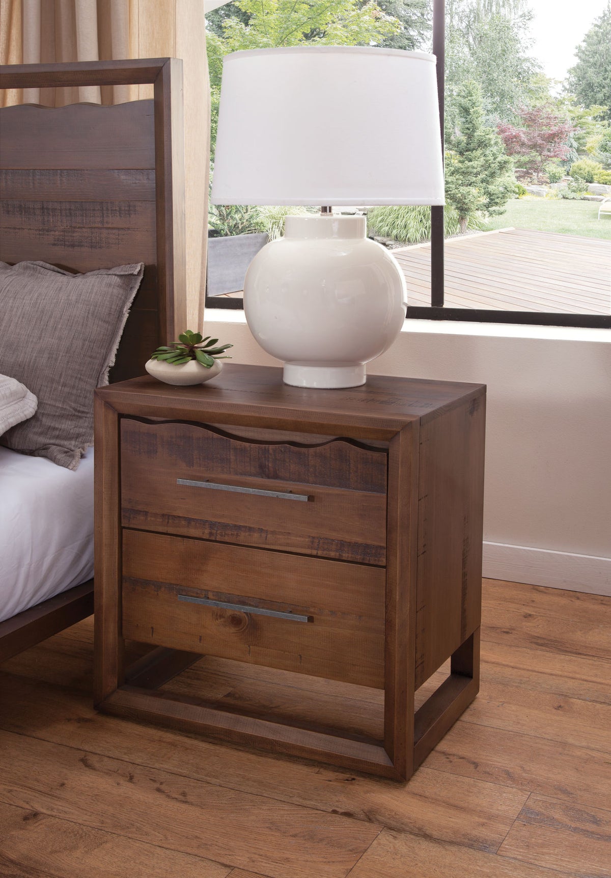 Lofton Brown Nightstand from Steve Silver - Luna Furniture