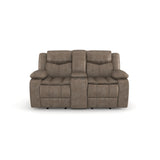 Bastrop Brown Reclining Sofa and Loveseat from Homelegance - Luna Furniture