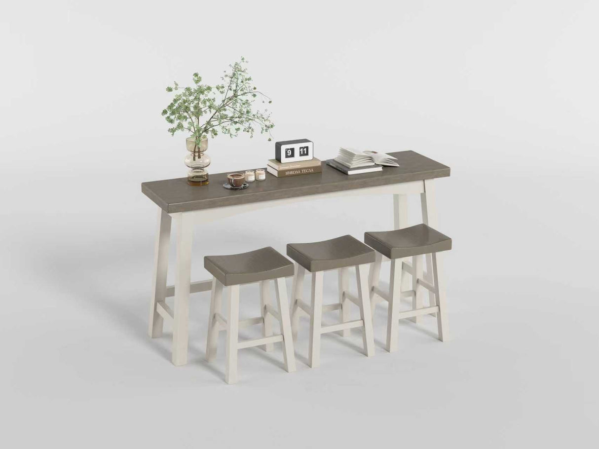 Caspian Black Counter Height Stool, Set of 2 from Homelegance - Luna Furniture