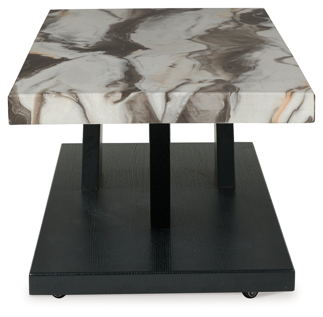 Cendill Dark Brown/White/Black Table (Set of 3) from Ashley - Luna Furniture