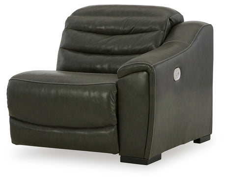 Center Line 3-Piece Power Reclining Loveseat with Recliner in Dark Gray from Ashley - Luna Furniture