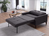 Zigana Charcoal Sleeper Chair And A Half from Bellona - Luna Furniture