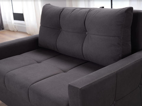 Zigana Charcoal Sleeper Chair And A Half from Bellona - Luna Furniture