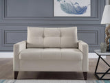 Zigana Cream Sleeper Chair And A Half from Bellona - Luna Furniture