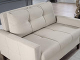 Zigana Cream Sleeper Chair And A Half from Bellona - Luna Furniture
