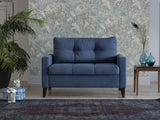 Zigana Indigo Blue Sleeper Chair And A Half from Bellona - Luna Furniture