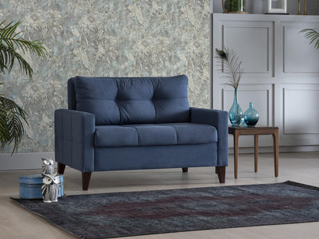 Zigana Indigo Blue Sleeper Chair And A Half from Bellona - Luna Furniture