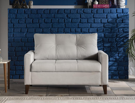 Zigana Light Grey Sleeper Chair And A Half from Bellona - Luna Furniture