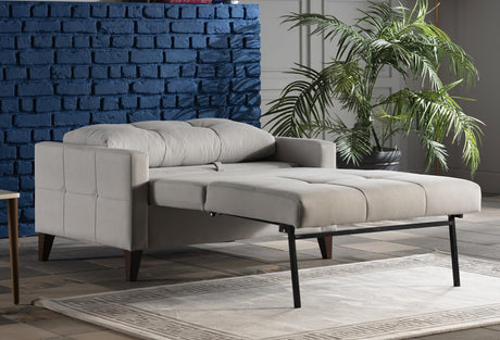 Zigana Light Grey Sleeper Chair And A Half from Bellona - Luna Furniture