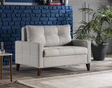Zigana Light Grey Sleeper Chair And A Half from Bellona - Luna Furniture