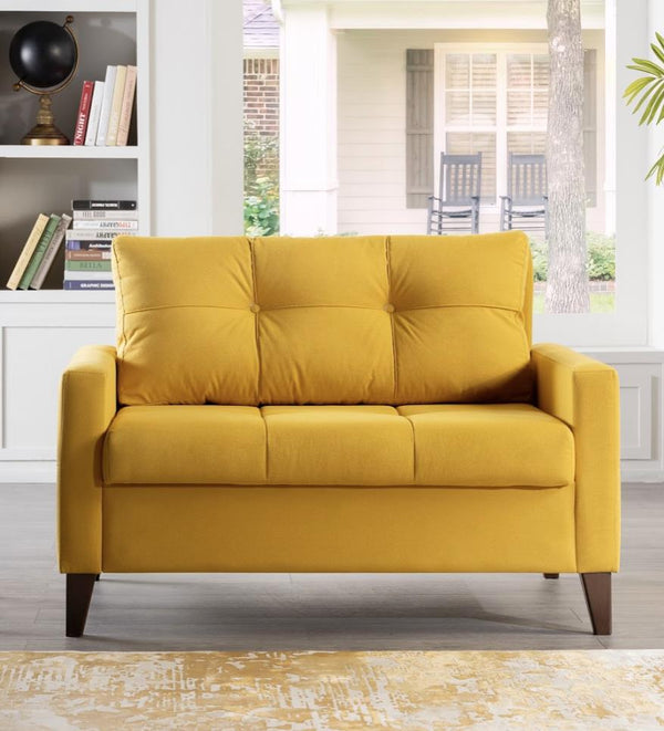 Zigana Yellow Sleeper Chair And A Half