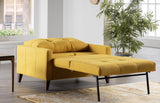 Zigana Yellow Sleeper Chair And A Half from Bellona - Luna Furniture