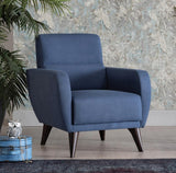 Flexy Zigana Indigo Blue Storage Chair from Bellona - Luna Furniture