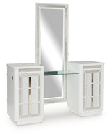 Chalanna Vanity, Mirror and Stool from Ashley - Luna Furniture