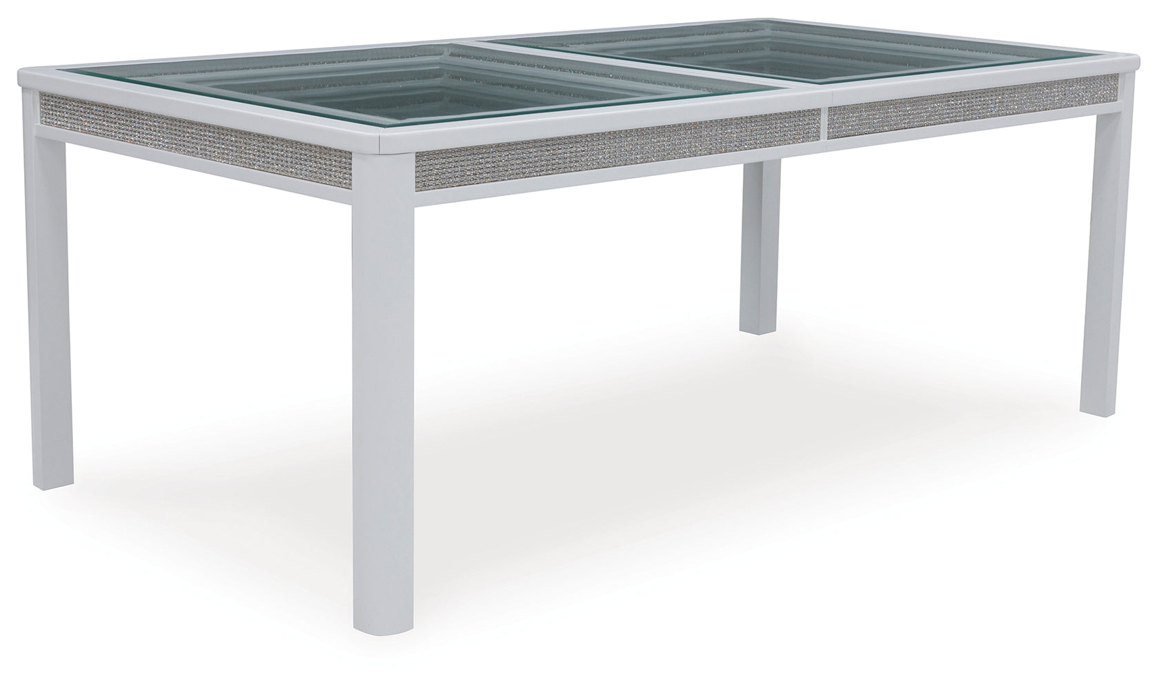 Chalanna White Dining Extension Table from Ashley - Luna Furniture