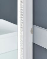 Chalanna White Vanity with Mirror from Ashley - Luna Furniture