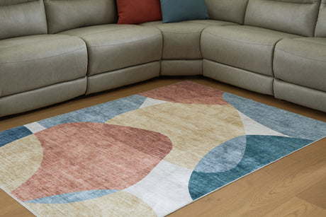 Chanleigh Multi Washable Medium Rug from Ashley - Luna Furniture