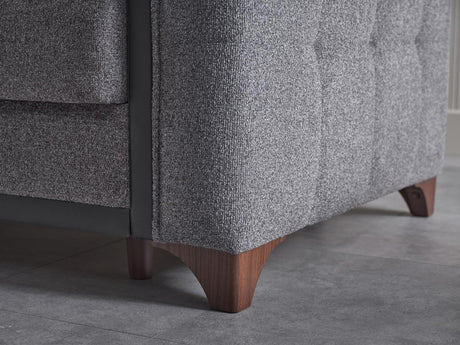 Charlotte Beatto Anthracite 3-Seat Sleeper Sofa from Bellona - Luna Furniture