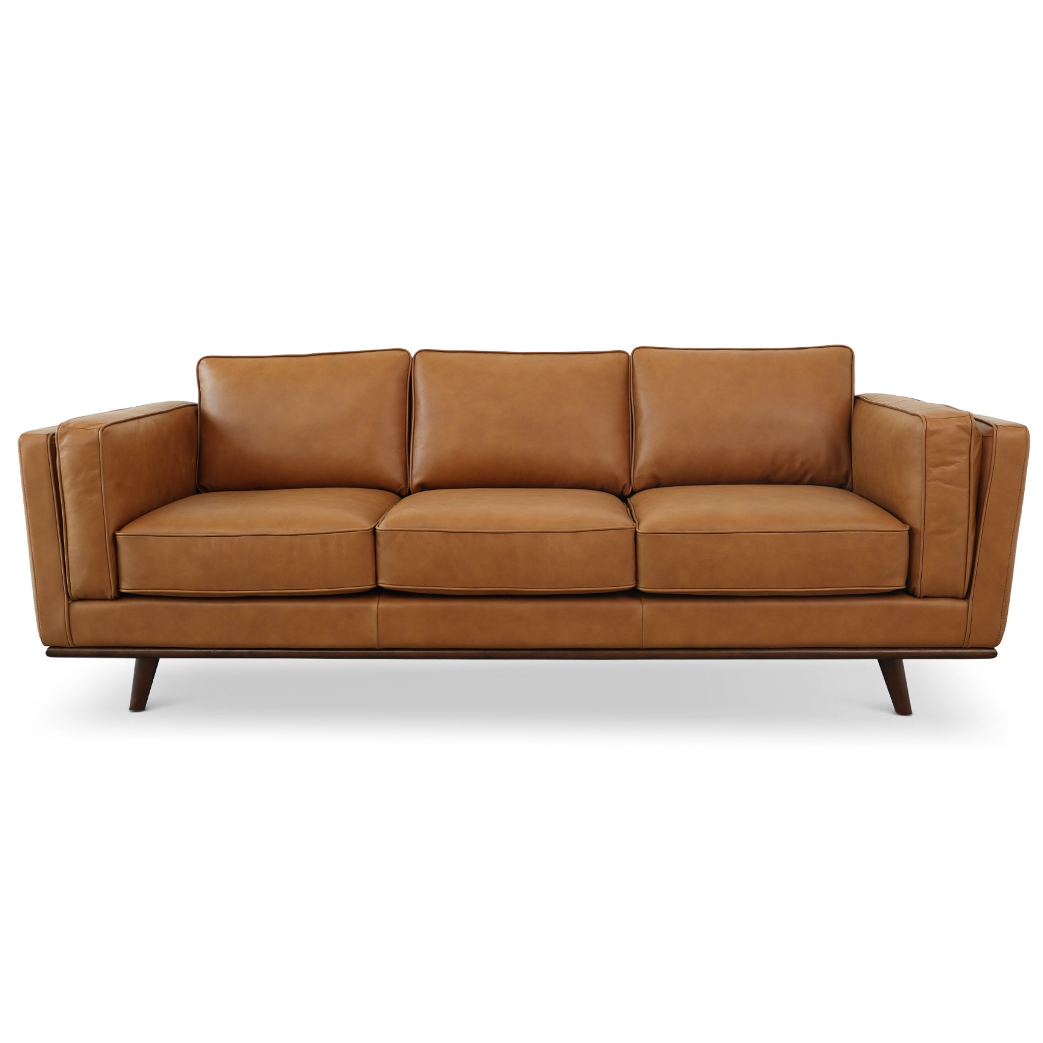Chase Tan Genuine Leather Sofa – Luna Furniture