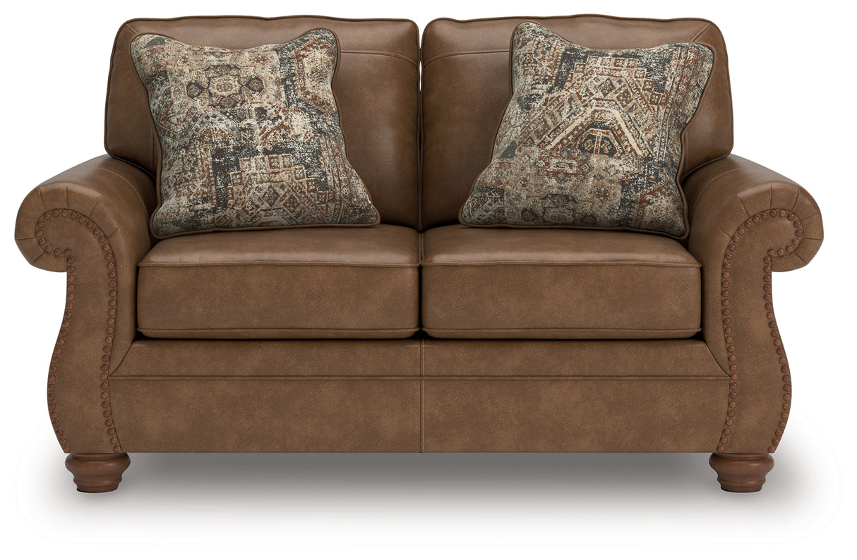 Chasemore Earth Loveseat from Ashley - Luna Furniture