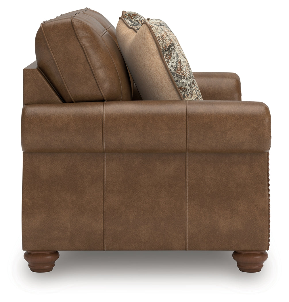 Chasemore Earth Loveseat from Ashley - Luna Furniture
