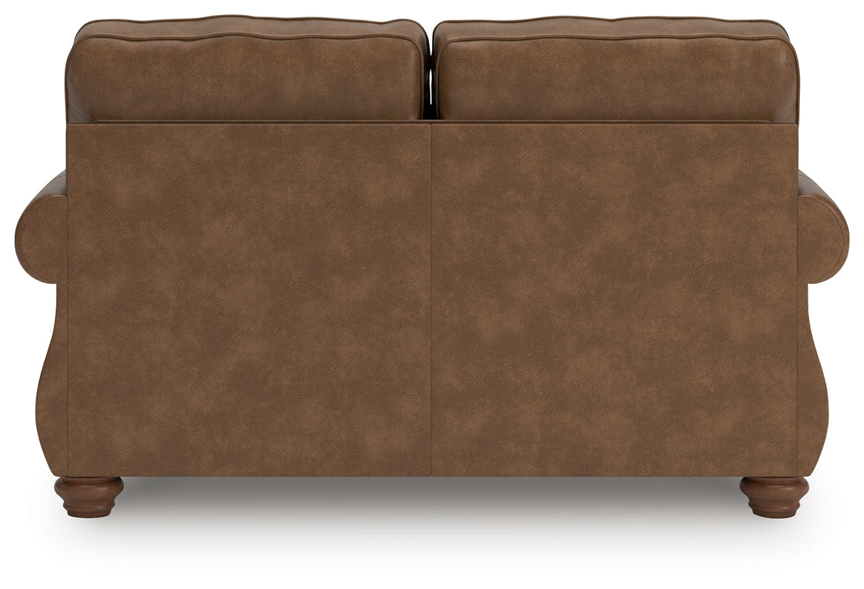 Chasemore Earth Loveseat from Ashley - Luna Furniture