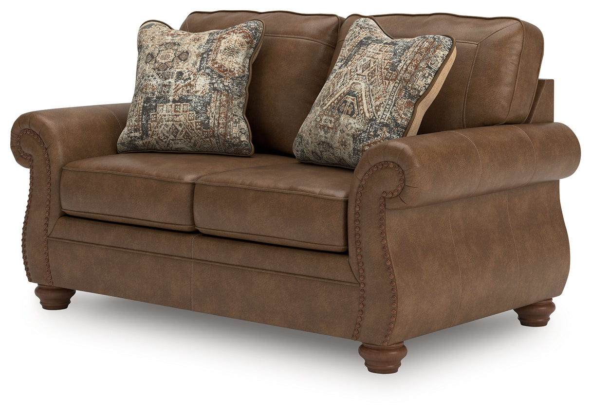 Chasemore Earth Loveseat from Ashley - Luna Furniture