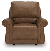 Chasemore Earth Swivel Glider Recliner from Ashley - Luna Furniture