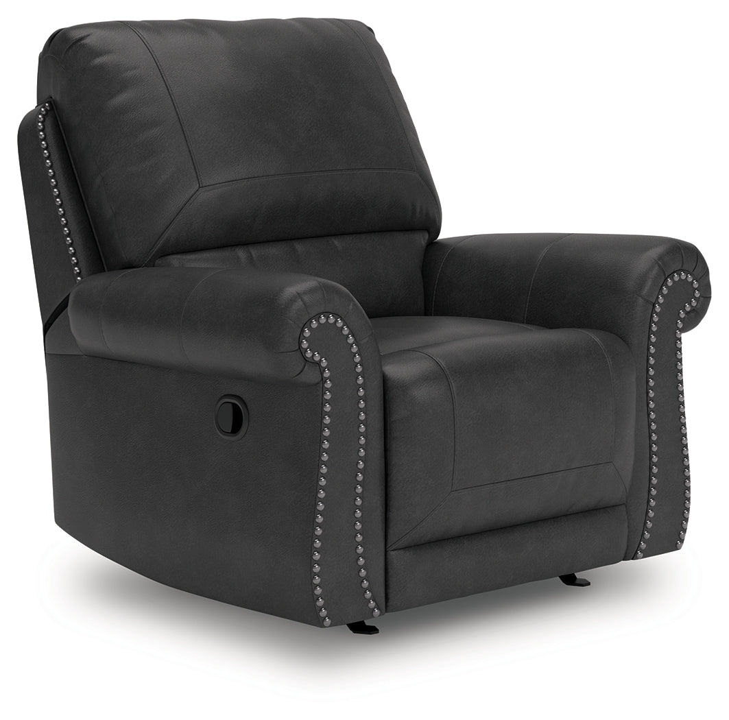 Chasemore Granite Swivel Glider Recliner from Ashley - Luna Furniture