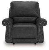 Chasemore Granite Swivel Glider Recliner from Ashley - Luna Furniture