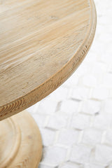 Chelsea 36" Round Dining Table in Smoke Gray Pine from Essentials For Living - Luna Furniture
