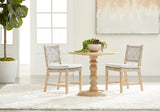 Chelsea 36" Round Dining Table in Smoke Gray Pine from Essentials For Living - Luna Furniture