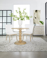 Chelsea 36" Round Dining Table in Smoke Gray Pine from Essentials For Living - Luna Furniture