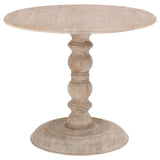 Chelsea 36" Round Dining Table in Smoke Gray Pine from Essentials For Living - Luna Furniture
